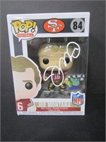 JOE MONTANA SIGNED 49ERS FUNKO POP COA