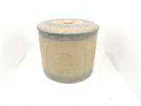 Blue/white stoneware 'Bread' crock with