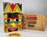 RICE CHEX MAN FROM MARS TOTEM HEAD W/ MAILER