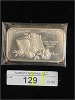 'Mother's Day' 1973, 1oz. Silver Bar