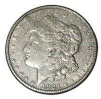 1921 Morgan silver dollar S