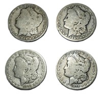 Morgan dollars worn 1904,1897,1883,1878