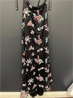 Grad Dress Alyce 2pc Sequin Black/Floral, SIZE 6
