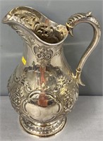 Antique Silverplate Water Pitcher