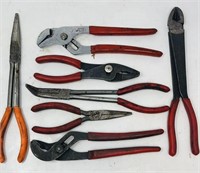 7 SnapOn Pliers & Cutters