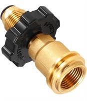Uenede Brass Propane Tank Adapter with Wrench