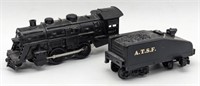 (DD) Plastic train engine and car