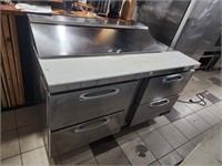 CONTINENTAL 5' BAIN MARIE WITH 4 DRAWERS SW60N12