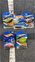 5 Hot Wheels Cars