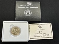 2011 Uncirculated U.S. Army Commemorative Half