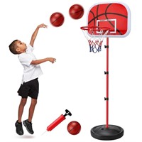 B1223  Ayieyill Kids Basketball Hoop, 4-6.6 FT