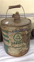 Cities Service oil can