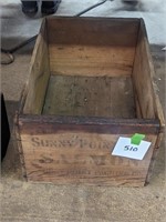 Wooden Advertising Crate