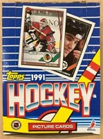 UNOPENED BOX OF 1991 TOPPS HOCKEY CARDS