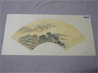 Oriental Fan Original Painting