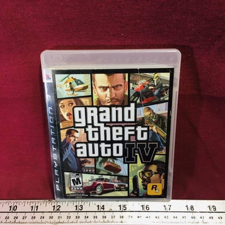 Grand Theft Auto IV Playstation 3 Game & Map