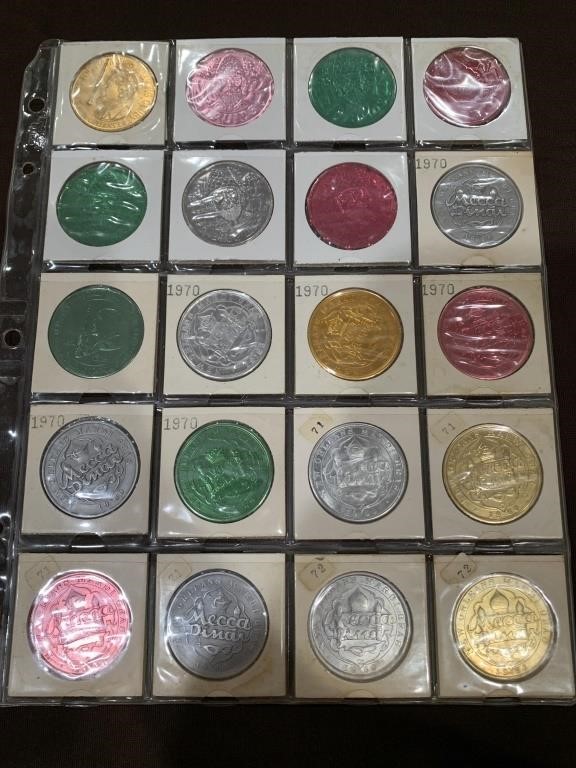 Coin and Mardi Gras Doubloon Auction