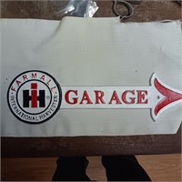 Cast Iron International Harvester Garage Sign