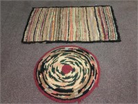 (2) Rugs 57”x34” & 32”x32”