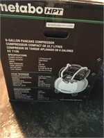METABO HPT 6 GAL COMPRESSOR, NEW IN BOX