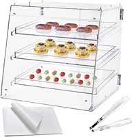 Clear Acrylic Pastry Display Case Countertop