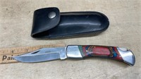 Buck Knife w/Sheath (Pakistan). *DC