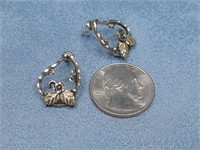 Sterling Silver Earrings Hallmarked