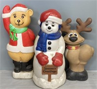 Plastic Blow Molds Christmas Lot Collection