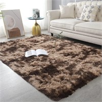 USED $120 (8x10ft) Brown Soft Area Rug