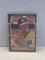 1987 Donruss
#46 Mark McGwire, Oakland Athletics