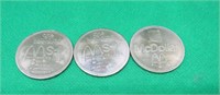 3x McDonalds / Loblaws MCDOLLAR Token Coins 1980's