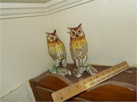 Two Owl Figures