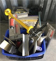 Lot of Tile Tools and Tile