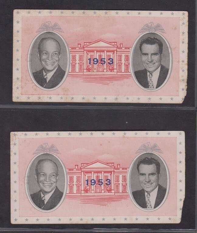 1953 Presidential Inauguration Tickets 2 - Preside