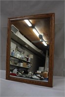 Mirrored medicine cabinet with three interior