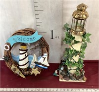 Lighthouse Candleholder and Hanging Wall Display