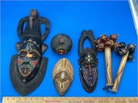 Decorative African Masks & More