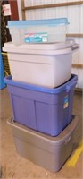 Sterilite 10 gallon storage tote w/ lid -