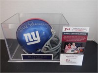 BILL PARCELLS SIGNED AUTO GIANTS MINI HELMET JSA