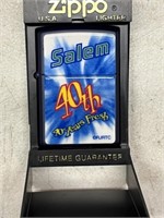 ZIPPO LIGHTER IN BOX (SALEM 40th)