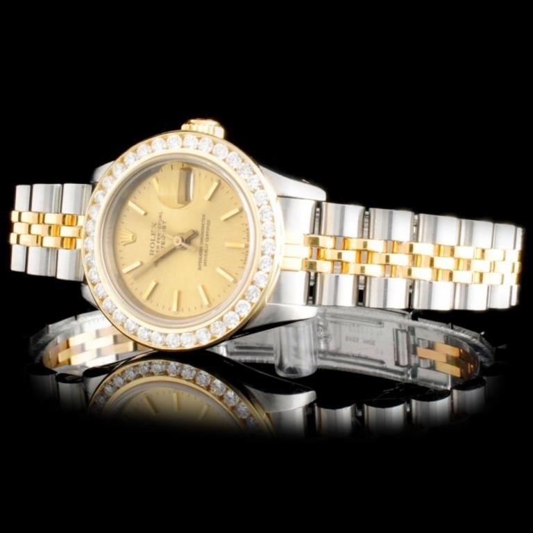 Diamond Ladies Rolex DateJust Watch