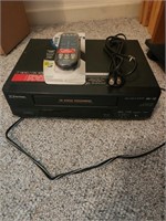 Emerson VCR, universal remote, & tv cable