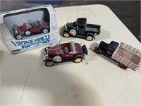 4 Small toys- 2 ERTL's- 2 not