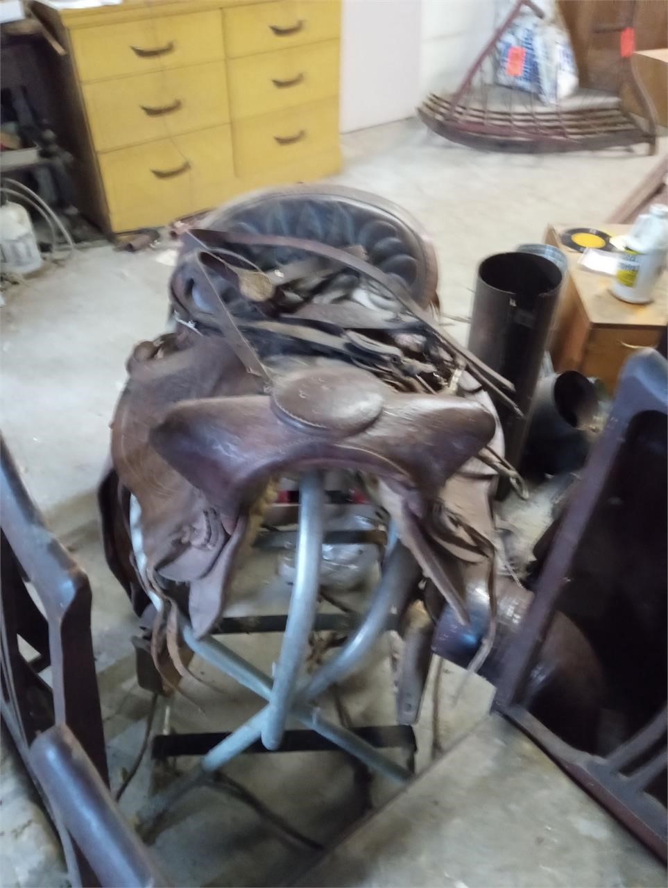 Horse saddle and stand