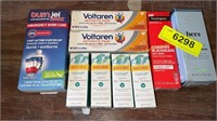 Voltaren, Acne treatments, Burnjel, Sunscreen