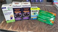 Elderberry Supplements, Ocuvite, Berocca