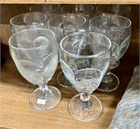 GLASS GOBLETS