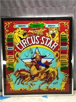Circus Starr UK Reverse Print on Glass Framed