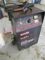 sears rolling battery booster - engine starter