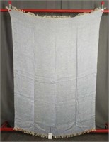 Linen way linen throw with fringe 72x64"  $199